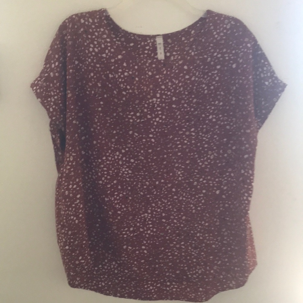 MTS Women's Patterned Brown Blouse
